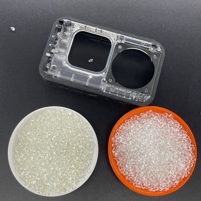 Environmentally Friendly High Transparent TPU Granules For Fast Forming And Good Wear Resistance Excellent Elongation 5mm Transparency
