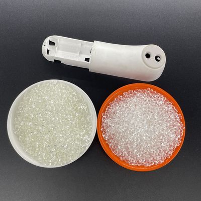 Bulk Plastic Extrusion Pellets Beads Polyether Based TPU Eco-friendly and safe, with FDA certificates  Excellent transparency  5-6mm Strong tear resistance and wear resistance 