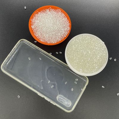 64D Hardness Clear Lightweight TPU Raw Material For Plastic Injection Molding Chemical Proof Electronic Compondings With High Tear Resistance