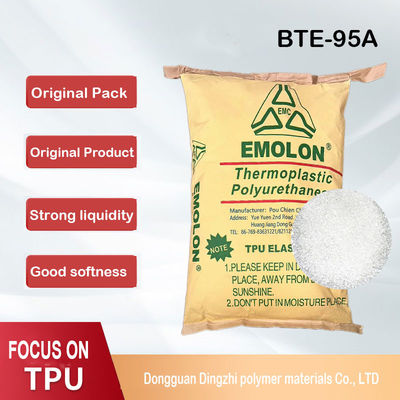 Polyether Based TPU Raw Material Granule Virgin Plastic Pellets TPU Material Low Temperature Resistance For Wheels Super Abrasion Good Hardness