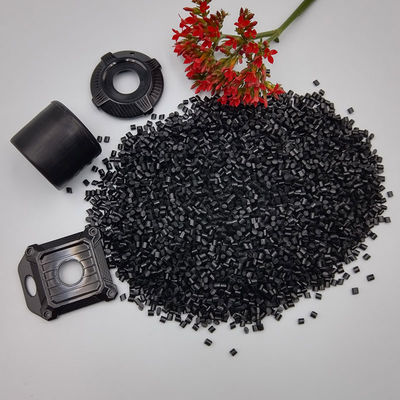Black GRS Recycled Materials 85A Thermoplastic Polyurethane Elastomer For Plastic Injection Environment Friendly