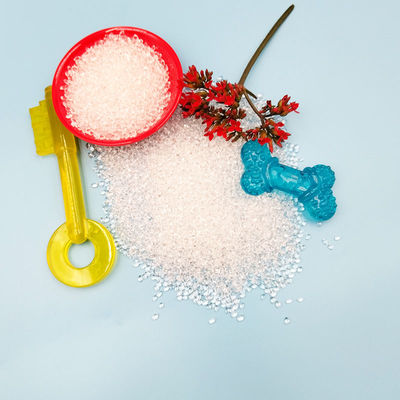 Bulk Plastic Extrusion Pellets Beads Polyether Based TPU Eco-friendly and safe, with FDA certificates  Excellent transparency  5-6mm Strong tear resistance and wear resistance 