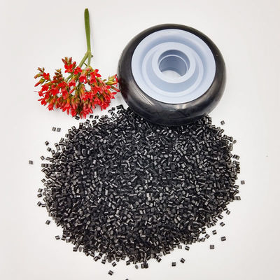 Black GRS Recycled Materials 85A Thermoplastic Polyurethane Elastomer For Plastic Injection Environment Friendly