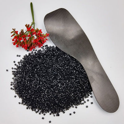 GRS 85A TPU Elastomer Granule Black Wear Resistance Recycled Plastic Material 100% Recycled TPU