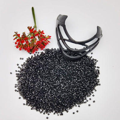 GRS 85A TPU Elastomer Granule Black Wear Resistance Recycled Plastic Material 100% Recycled TPU