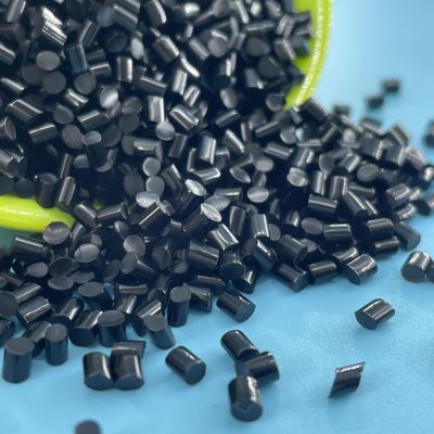 Black Carbon Fiber TPU Polyurethane Pellet Customized Super Good Hardness Customized Fiber Pecentage
