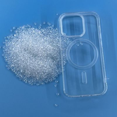 Waterproof Flexible Thermoplastic Polyurethane TPU Pellets 80A Fiber Added TPU Material Electronic Compounding Raw Pplymers