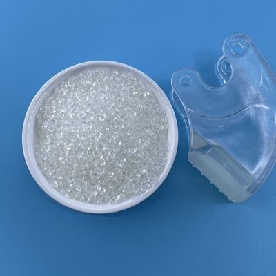 Fiber TPU plastic resin offering high folding resistance tear strength and impact resistance for polymer product fabrication