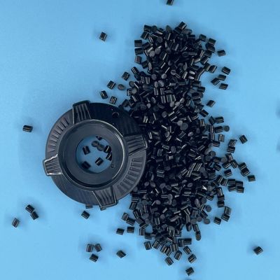 GRS 85A TPU Elastomer Granule Black Wear Resistance Recycled Plastic Material 100% Recycled TPU