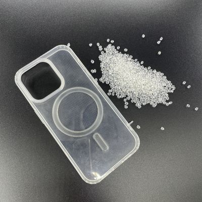 Crystal Clear Soft TPU Raw Material Protective Phone Case High Transparent 95A Hardness Pad Case