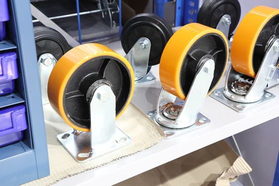Castor Quay Wheel Lagging Raw Material Fiber TPU Good Hardness Hydrolytic Resistance Super Abrasion Material