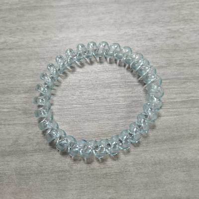 TPU Granules,Thermoplastic polyurethane,High Transparent Tpu Hair Tie Transparency Of About 5-6mm, Fast Forming ,Good Rebound, Excellent Toughness